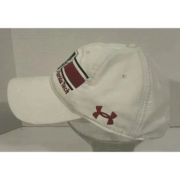Under Armour Florida Tech Panthers Strapback Embroidered Hat Cap White Red Black - Picture 3 of 6